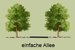 einfache Allee